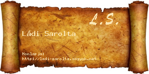 Ládi Sarolta névjegykártya